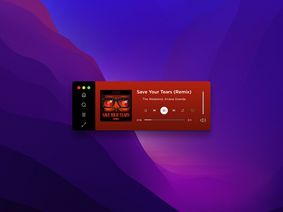 Daily UI #009 - Music Player