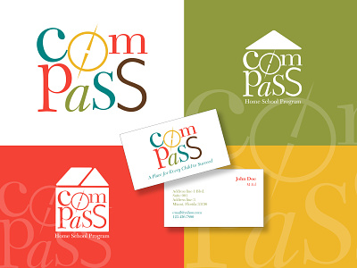 Compass • Home School Logo branding graphic design graphicdesign logo logo design logodesign logodesigns vector visual identity designer
