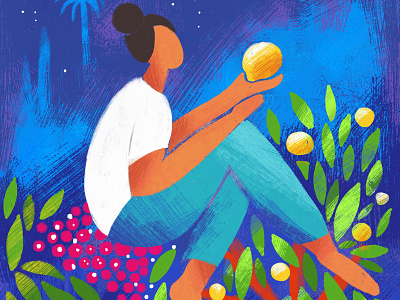 Lemon Moon • illo & animation