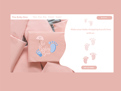 The Baby Boo app branding design icon illustrator minimal ui ux web website