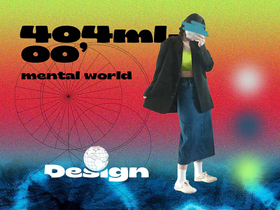 404ml'mental world🌐 branding design logo photoshop