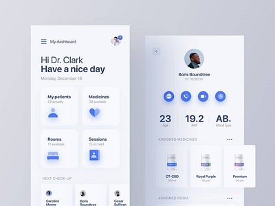 Health Care Ui design