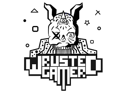 Wrusted Logo concept draft gaming logo
