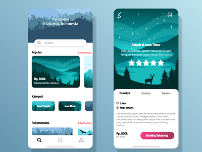 Traveler Apps graphic design ui