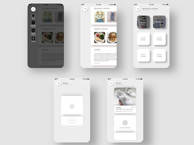 minimalist lifestyle app design minimal minimalism ui ux