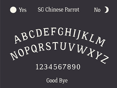 SG Chinese Parrot 36daysoftype typography