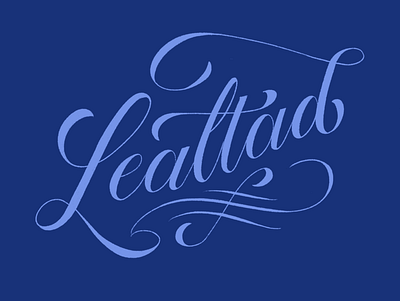 Lealtad Tattoo lettering letter lettering script lettering