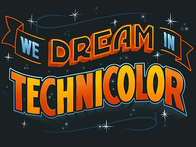 We dream in technicolor!