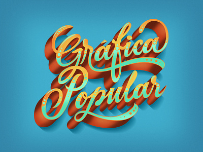 Gráfica Popular 36daysoftype colours custom custom type design illustration letter lettering type