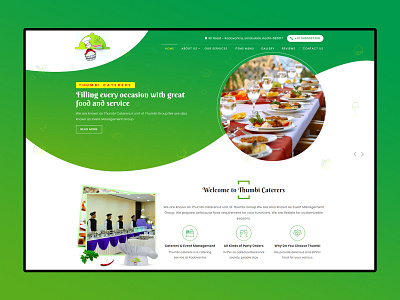 Restaurant Web Template food court hotel landingpage layout restaurant website ui ux website design