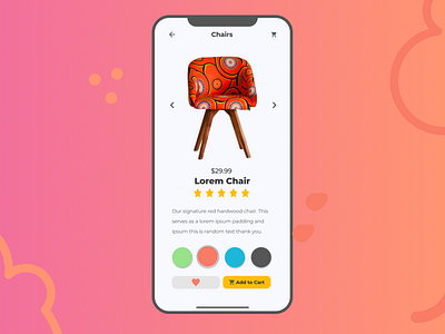 Furniture Shop - Mobile UI Design Concept app application branding design furniture furniture app furniture application furniture design furniture store minimalistic ui ui design ux