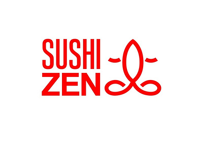 Sushi zen logo , logo for a sushi restaurant 🍣 brand design brand identity branding design icon illustrator logo logocore logodesign minimal