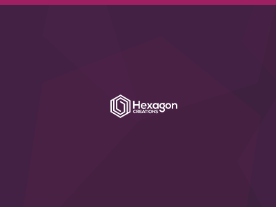 Hexagon Creations Logo Design branding design flat hexagon logo minimal symmetric tags
