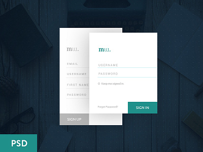 Freebie PSD: Login Form design flat form free freebie login material psd sign in signup simple ui