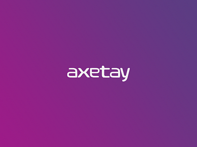 Axetay logotype axe brand identity logo logotype mark typo typography