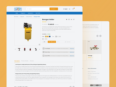 MEP Mart Product Page Design