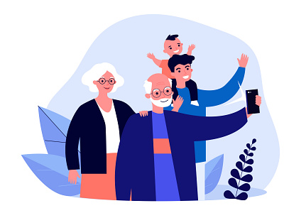 Family pack illustration design