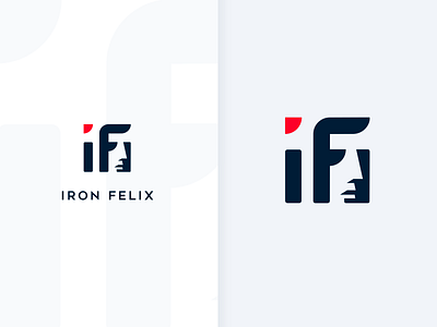 logo felix design drawing face icon infographic logo logo design logotype minimalism people point red round rounded shadow siluet symbol vector