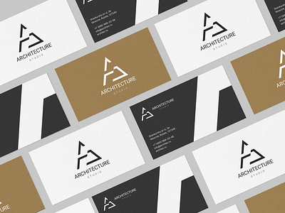 Business card - Architecture Studio architecture architecture studio branding business card business card design design graphic design logo minimalism ui визитка визитная карточка графический дизайн