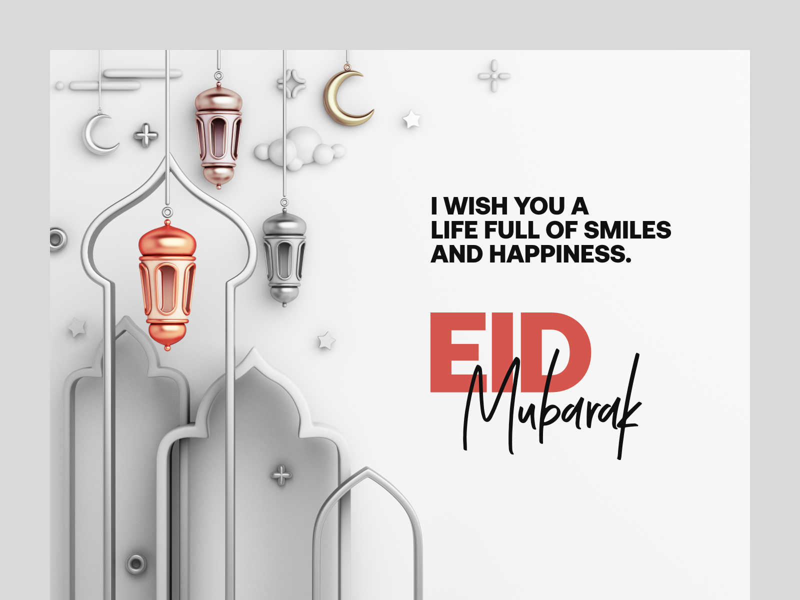 Advance Eid Mubarak Wishes with Eid Mubarak Images by iNoxStudio on ...