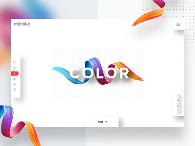 Header Exploration 2d branding design flat header icon illustration landing typography ui ux web