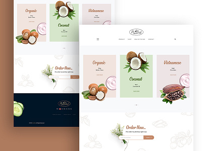 Product Landing Page branding design exploration flat landing landing page minimal shop design typography ui ux web website woocommerce theme