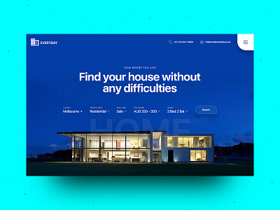 Real Estate & Property Management Landing Page