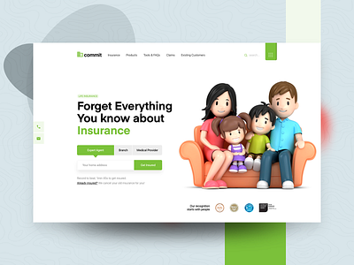 Life Insurance Agency Landing Page