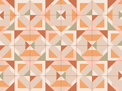 Weekly Pattern #010 abstract geometric morocco pattern terracotta tile