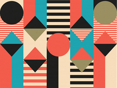 Weekly Pattern #013 branding challenge cubism czech czechrepublic design geometry graphicdesign illustration pattern texture