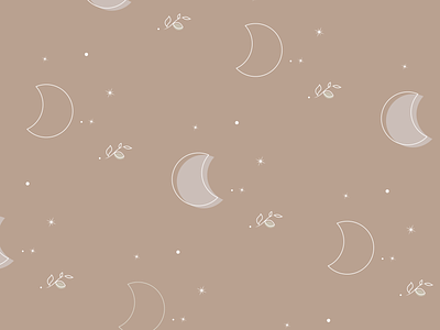 Weekly Pattern #019 abstract design geometric illustration minimal moon night pattern simple texture