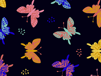 Weekly Pattern #024 abstract butterfly design graphicdesign illustration pattern swallowtailbutterfly texture