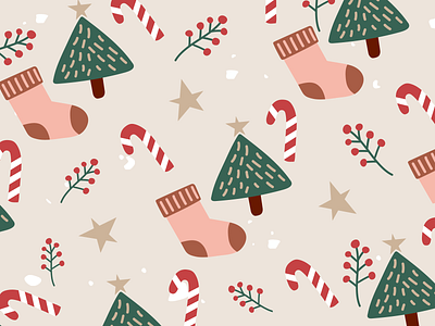 Weekly Pattern #025 abstract christmas design graphicdesign illustration pattern winter