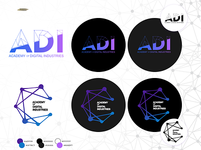 ADI logo branding design logo minimal vector