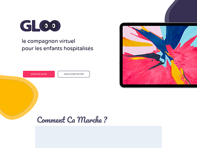 Gloo website mockup ui ui design webdesign website wireframe