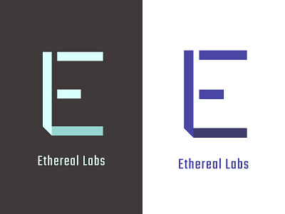 Ethereal Labs Logo Design art branding design icon illustration illustrator logo minimal