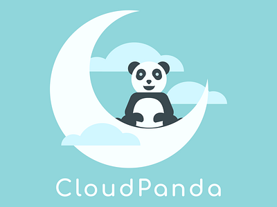 Cloud Panda Logo app art branding design icon illustration illustrator logo minimal type vector
