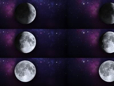 Moonbounce dark moon night phases sky