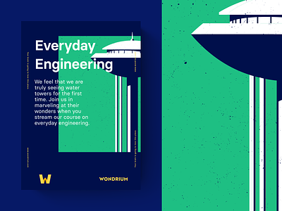 Everyday Engineering brand illustration poster wondrium