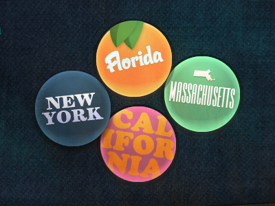 On Tour buttons denim jacket round states