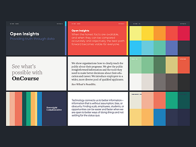 Brand Exploration brand color palette identity strategy typography
