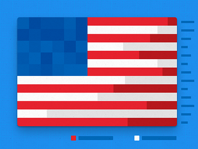 American Data america bar chart chart data data viz flag visualization