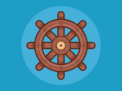 Handcrafted Wood and Brass Captain's Wheel brass icon nautical ship wheel texture vector wheel wood