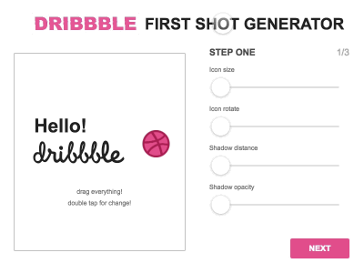 Hello Dribbble! animation first shot free throw gif hello dribble interaction pie protopie prototype ui ux