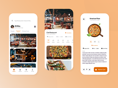 Food App Delivery app delivery design experience food interface minimal product ui ux