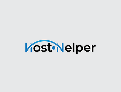 Host Helper brand design branding icon lettermark logo logo design logotype modern logo textlogo typography wordmark