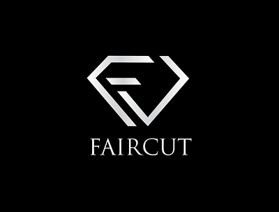 Faircut Diamonds brand design branding diamond letter c letter f lettermark logo logo design logotype modern logo symbol typography wordmark