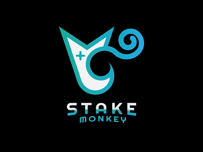 Stake Monkey brand design branding gaminglogo letter ms lettermark logo logo design logotype modern logo monogram symbol textlogo typography wordmark