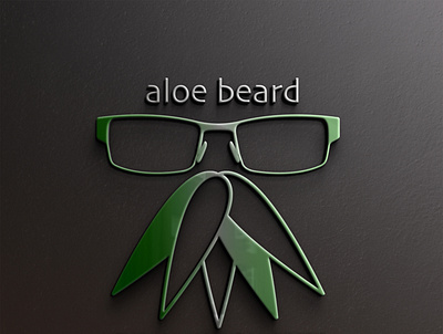 Aloe Beard 38grafix brand design branding graphic designer icon illustrator logo logo designer ui vector