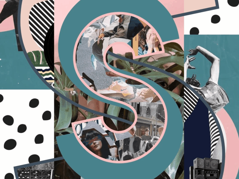 S for 36 of type 2d 36daysoftype aftereffects alphabet animation design letter motion